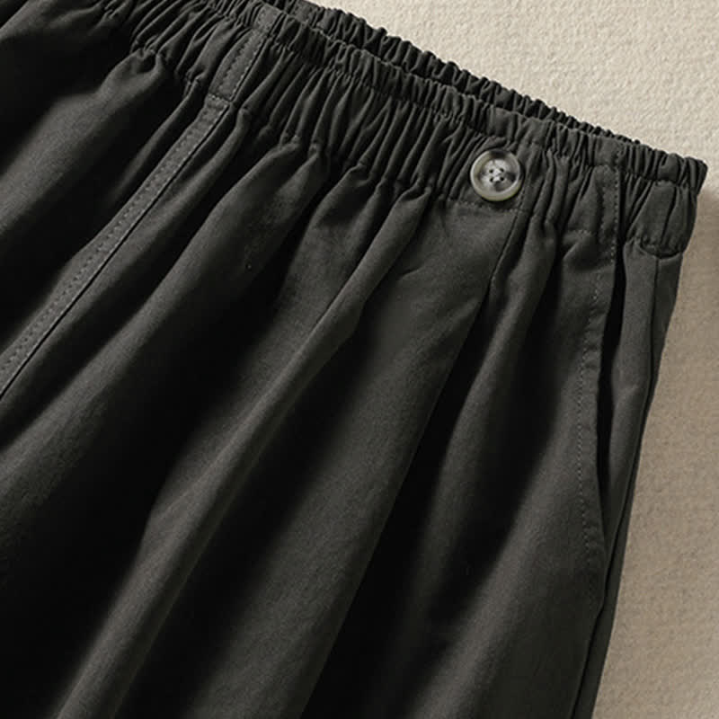 Nimara Ritual Summer Casual Minimalist Solid Women's Shorts With Pocket
