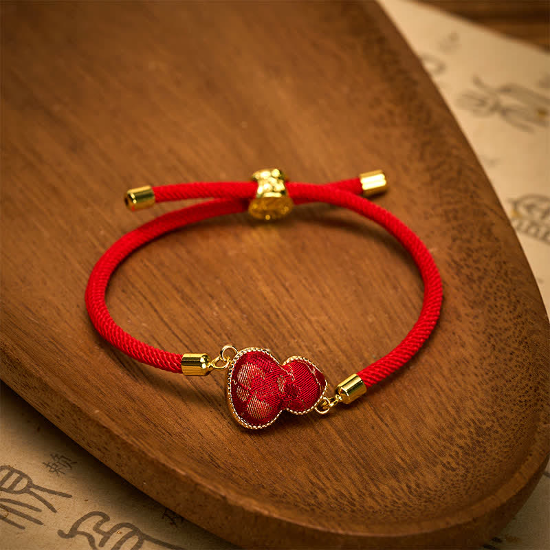 Nimara Ritual Red String Song Brocade Gourd Protection Bracelet