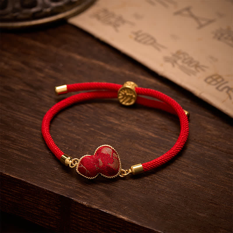 Nimara Ritual Red String Song Brocade Gourd Protection Bracelet