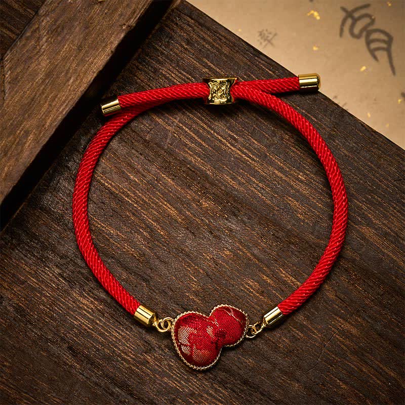 Nimara Ritual Red String Song Brocade Gourd Protection Bracelet