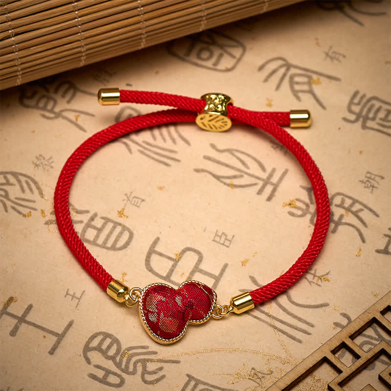 Nimara Ritual Red String Song Brocade Gourd Protection Bracelet