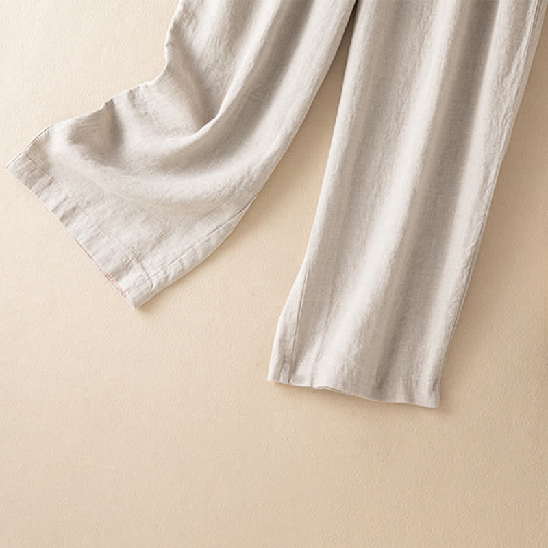 Nimara Ritual Summer Casual Minimalist Drawstring Solid Ankle Pants Women's Harem Pants With Pocket