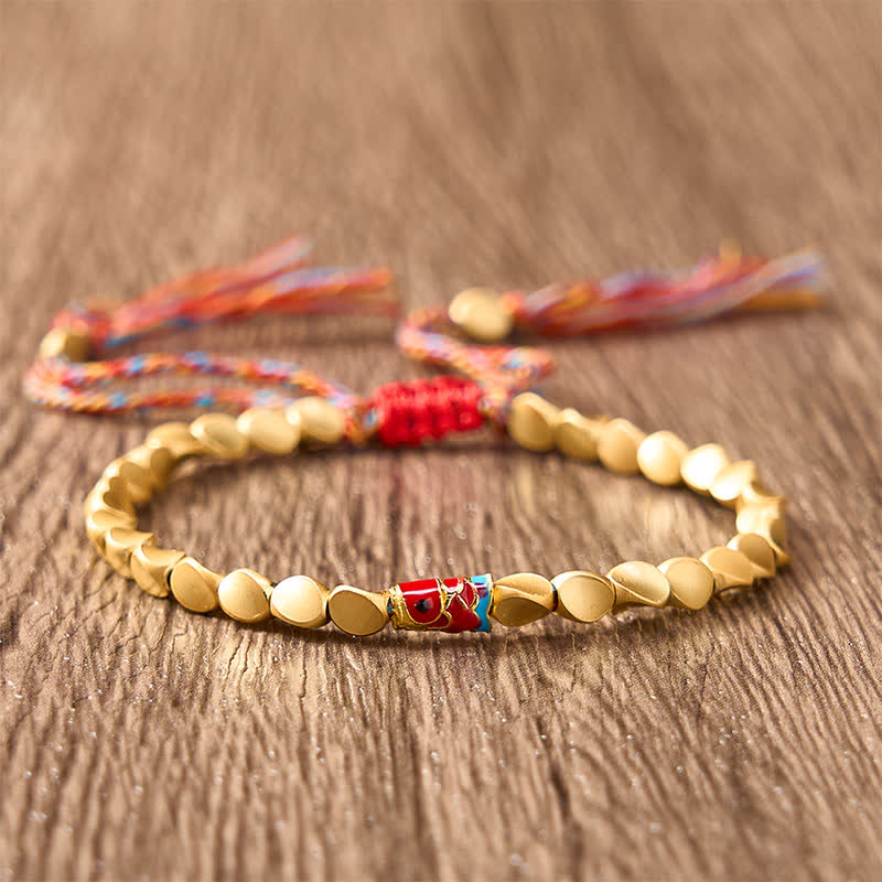 Nimara Ritual Copper Koi Fish Success Vintage Ethnic Bracelet