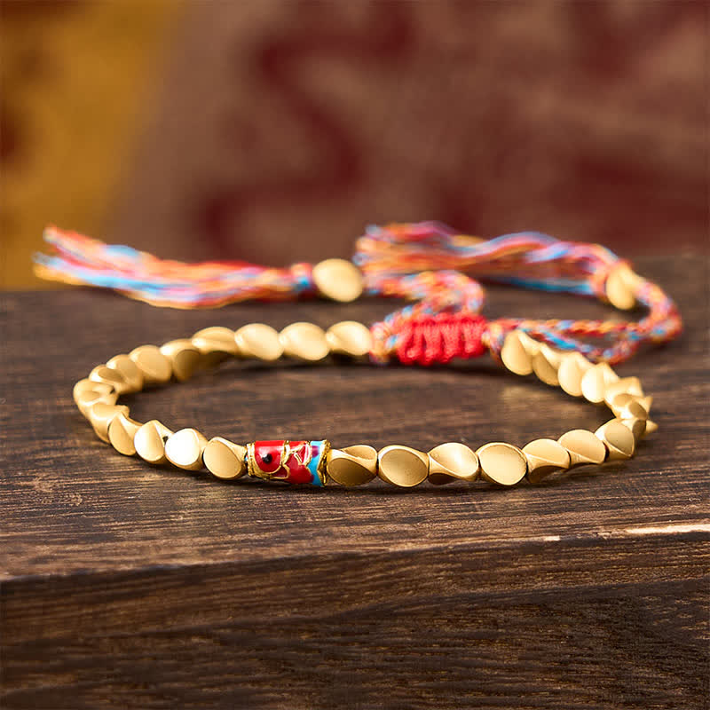 Nimara Ritual Copper Koi Fish Success Vintage Ethnic Bracelet