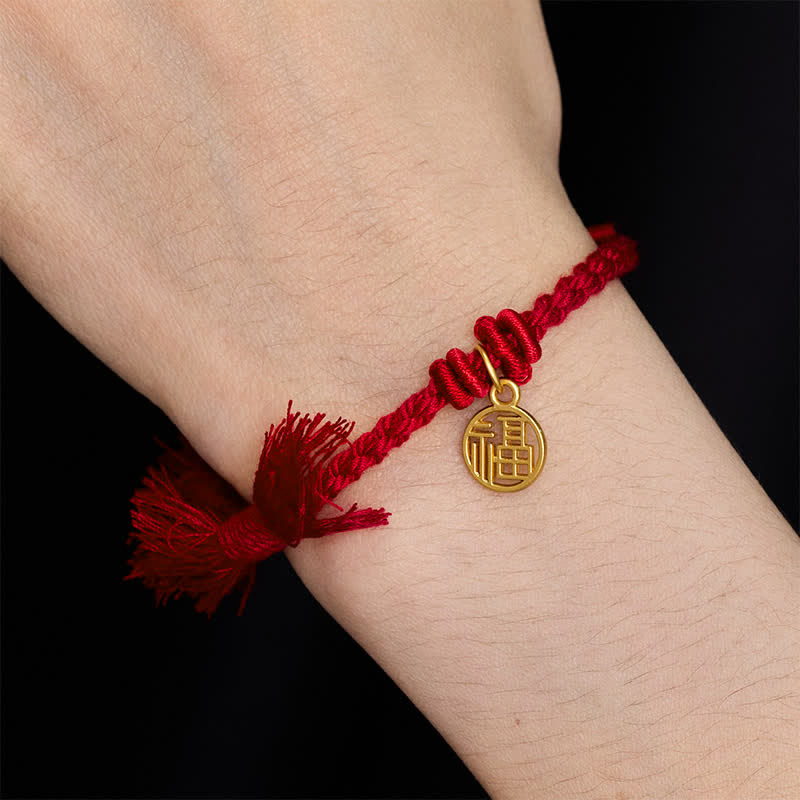 Nimara Ritual Copper Lotus Red String New beginning Bracelet