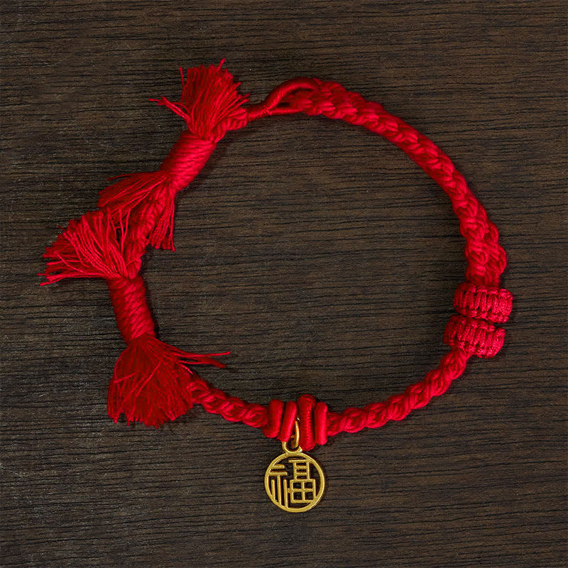Nimara Ritual Copper Lotus Red String New beginning Bracelet