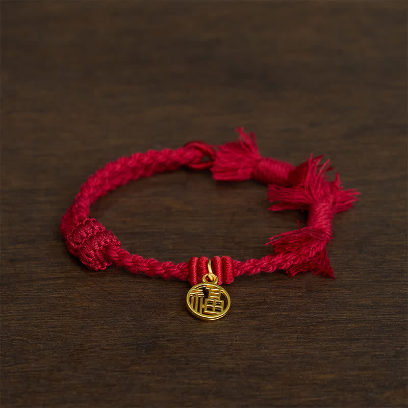Nimara Ritual Copper Lotus Red String New beginning Bracelet