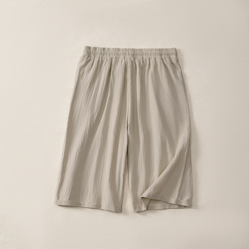 Nimara Ritual Summer Casual Drawstring Solid Bermuda Shorts Women's Straight Leg Pants With Pockets