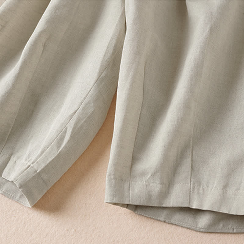 Nimara Ritual Summer Casual Minimalist Solid Bermuda Shorts Women's Shorts With Pockets