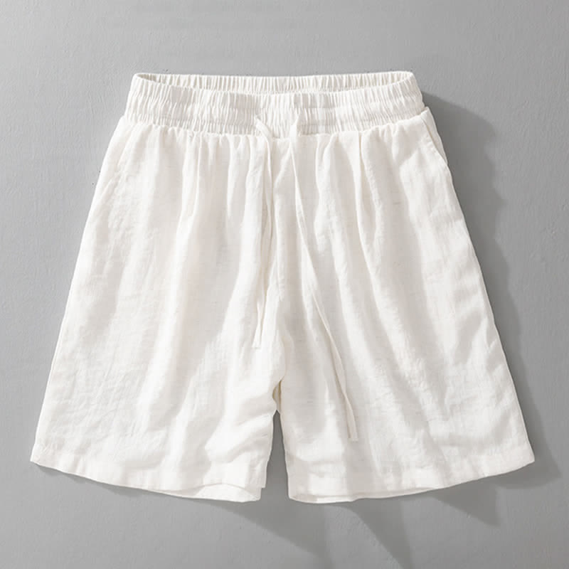 Nimara Ritual Summer Casual Minimalist Drawstring Solid Men's Shorts With Pocket