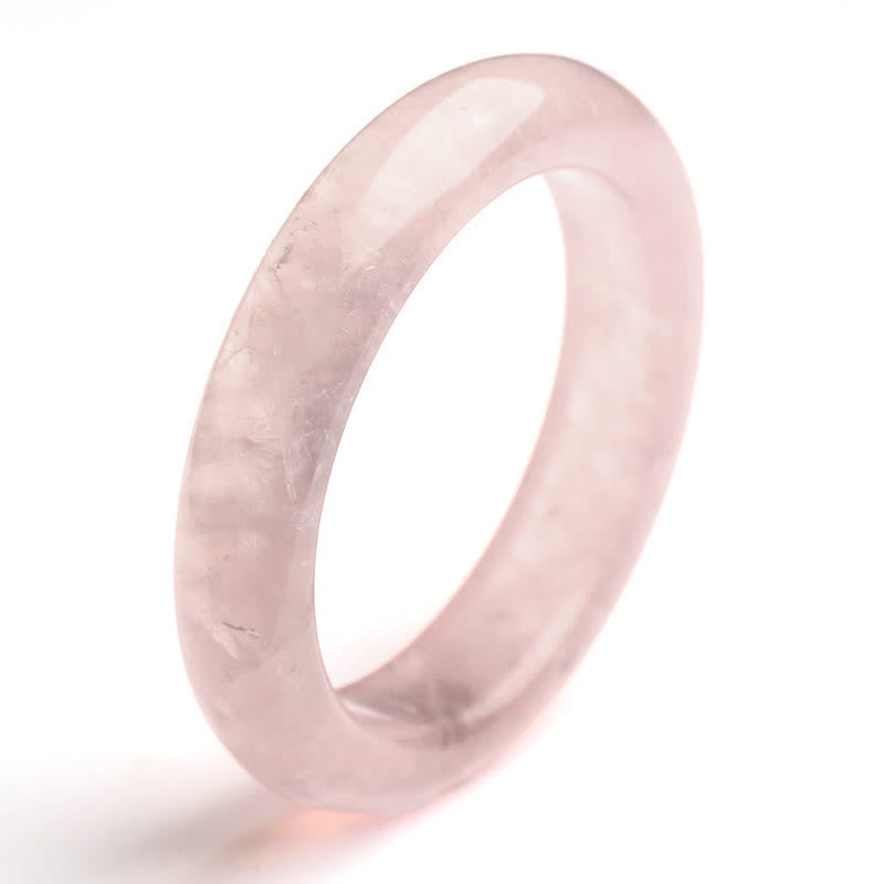 Nimara Ritual Natural Rose Quartz Love Caring Bracelet Bangle