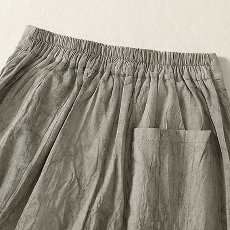 Nimara Ritual Summer Casual Minimalist Solid Women's Shorts With Pocket