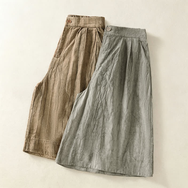 Nimara Ritual Summer Casual Minimalist Solid Women's Shorts With Pocket