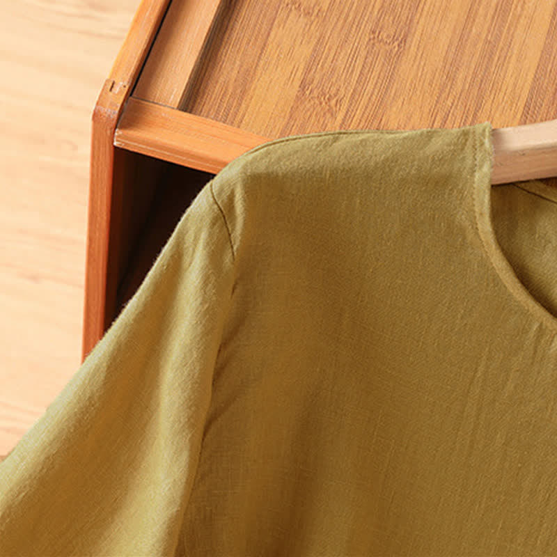 Nimara Ritual Summer Casual Minimalist Solid Flared Hem Women's Short Sleeve T-Shirts