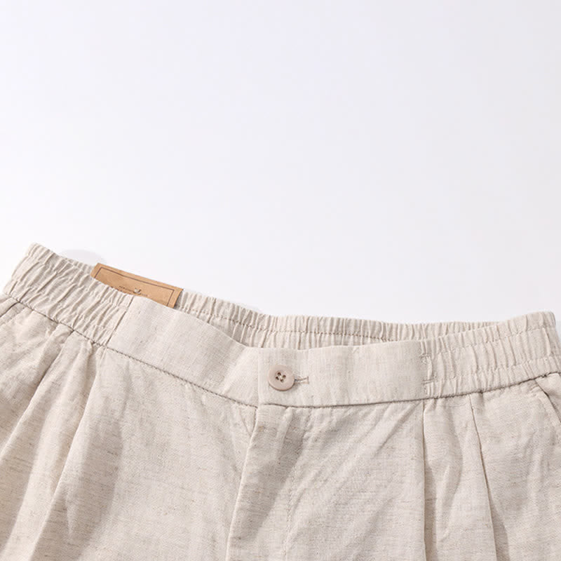 Nimara Ritual Summer Casual Minimalist Solid Zipper Design Men's Shorts With Pockets