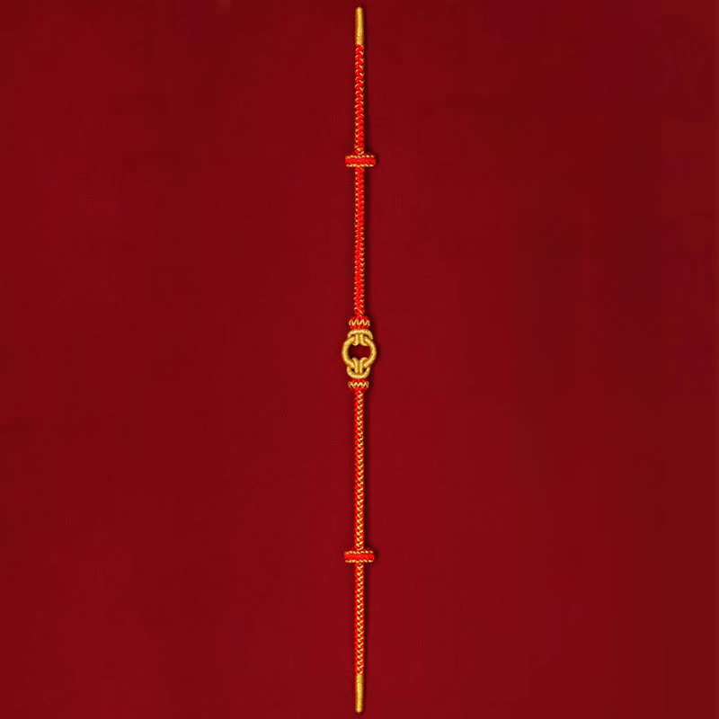 Nimara Ritual Red String Chinese Zodiac Luck Braided Knot Bracelet
