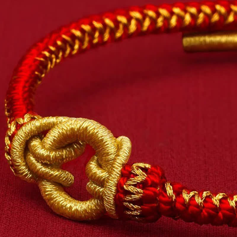 Nimara Ritual Red String Chinese Zodiac Luck Braided Knot Bracelet