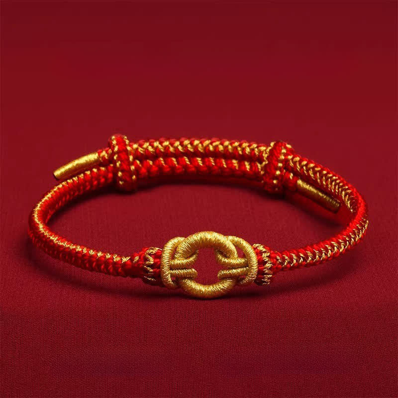 Nimara Ritual Red String Chinese Zodiac Luck Braided Knot Bracelet