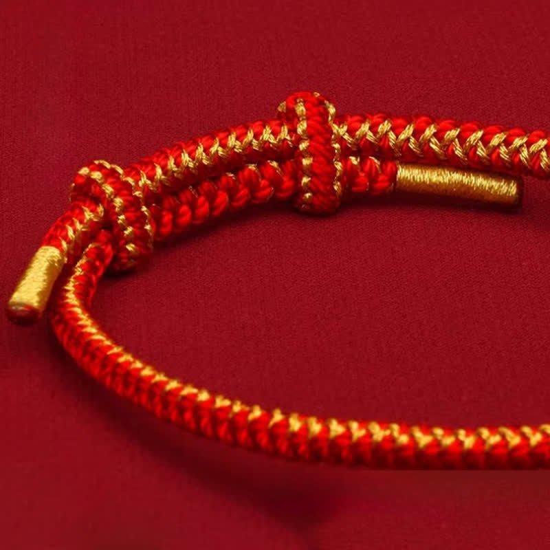 Nimara Ritual Red String Chinese Zodiac Luck Braided Knot Bracelet