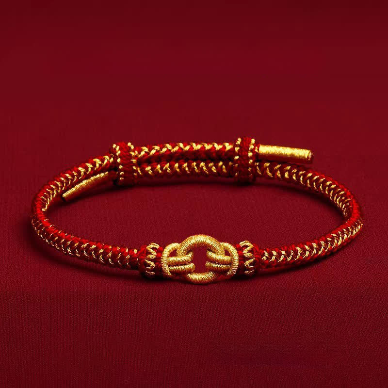Nimara Ritual Red String Chinese Zodiac Luck Braided Knot Bracelet