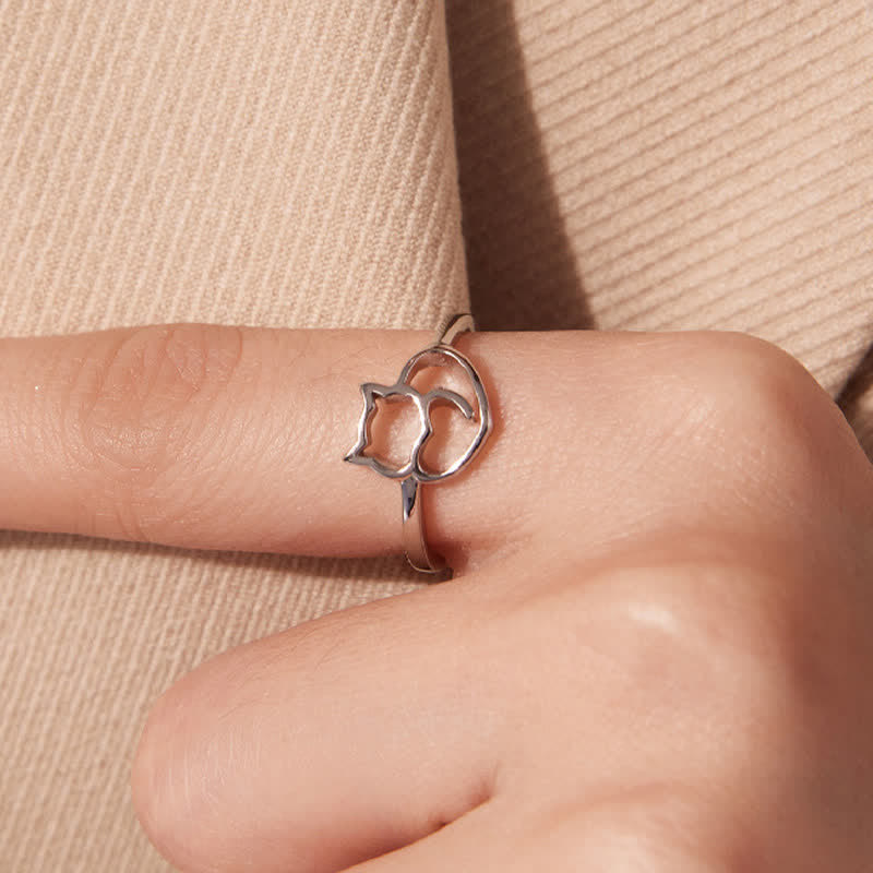 Nimara Ritual Copper Minimalist Cat Grounding Ring