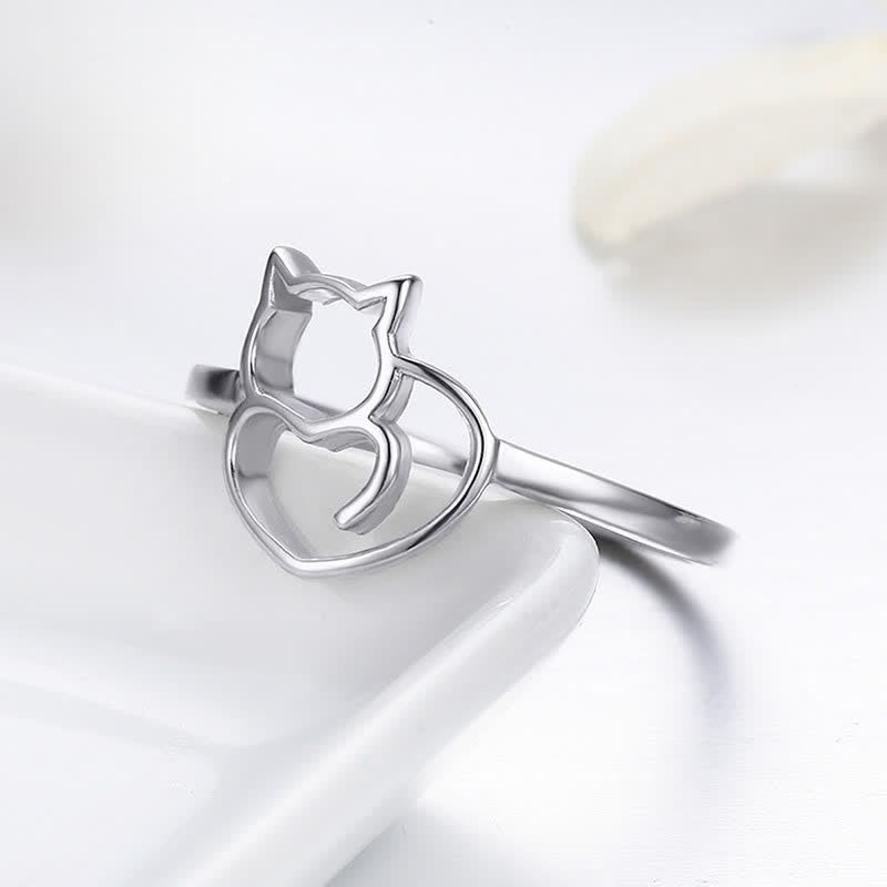 Nimara Ritual Copper Minimalist Cat Grounding Ring