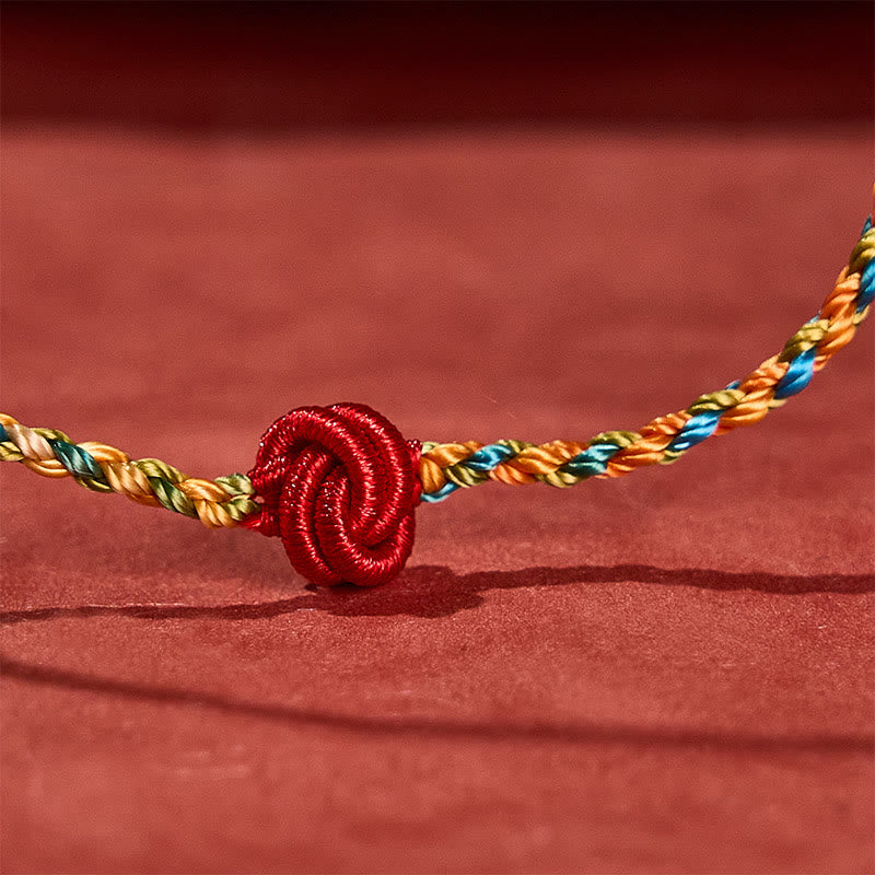 Nimara Ritual Hand-Woven Colorful Red String Protection Bracelet