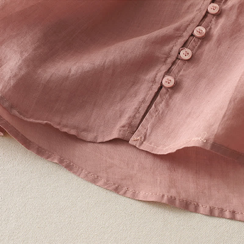 Nimara Ritual Embroidery Button-down Women's Shirt