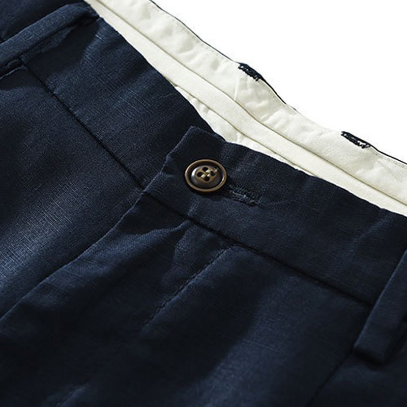 Nimara Ritual Summer Casual Minimalist Wide Leg Solid Zipper Men's Shorts With Pocket