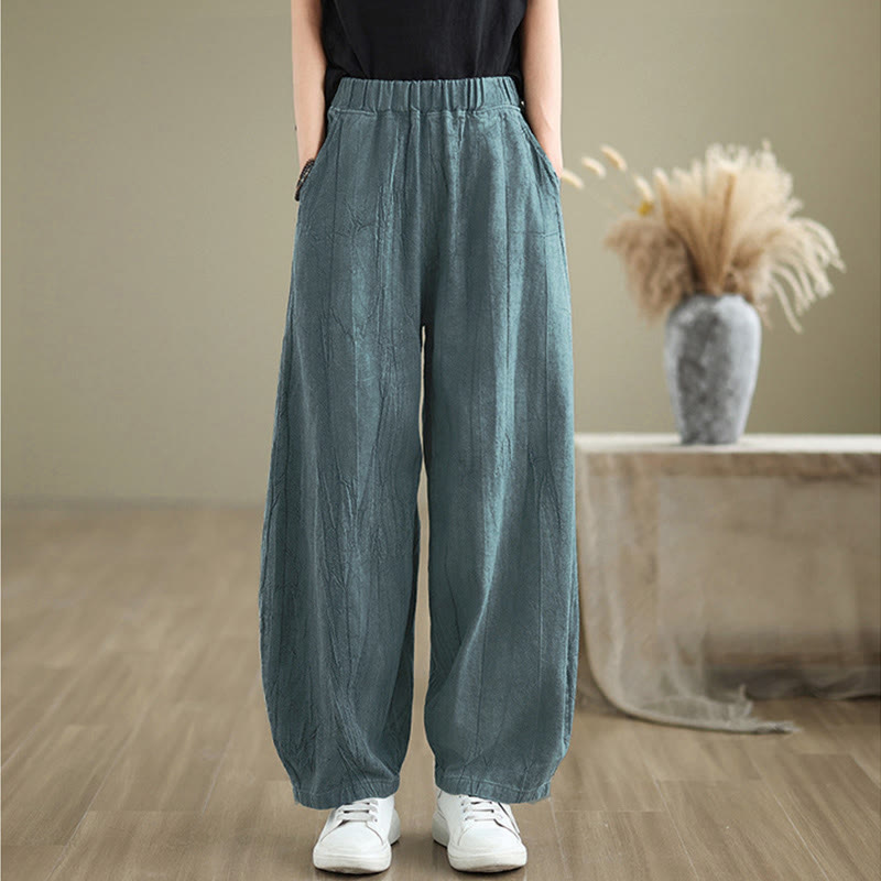 Nimara Ritual Casual Plain Women's Harem Pants With Pockets