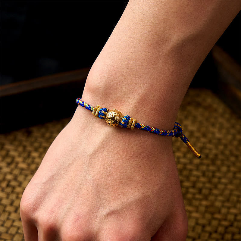 Nimara Ritual Hand-Woven String Om Mani Padme Hum Peace Bracelet