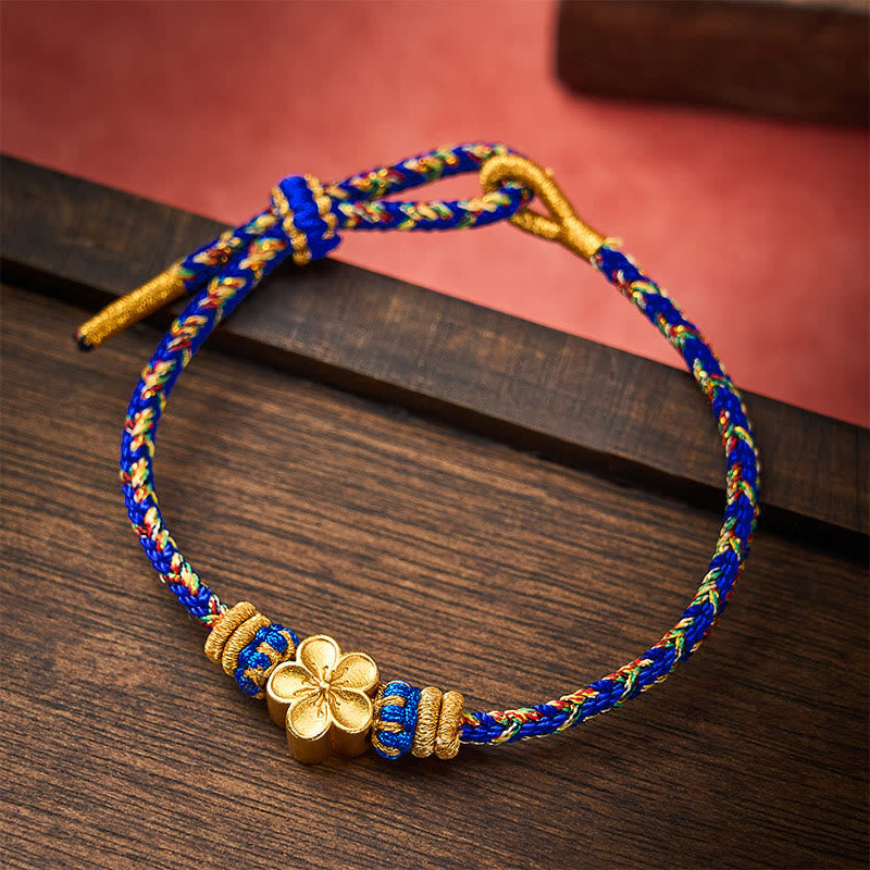 Nimara Ritual Hand-Woven String Om Mani Padme Hum Peace Bracelet