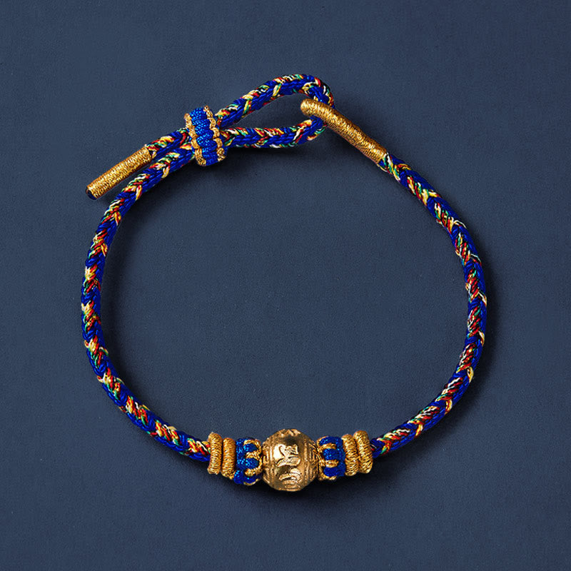 Nimara Ritual Hand-Woven String Om Mani Padme Hum Peace Bracelet