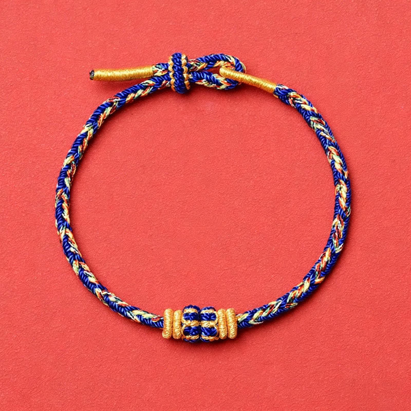 Nimara Ritual Hand-Woven String Om Mani Padme Hum Peace Bracelet