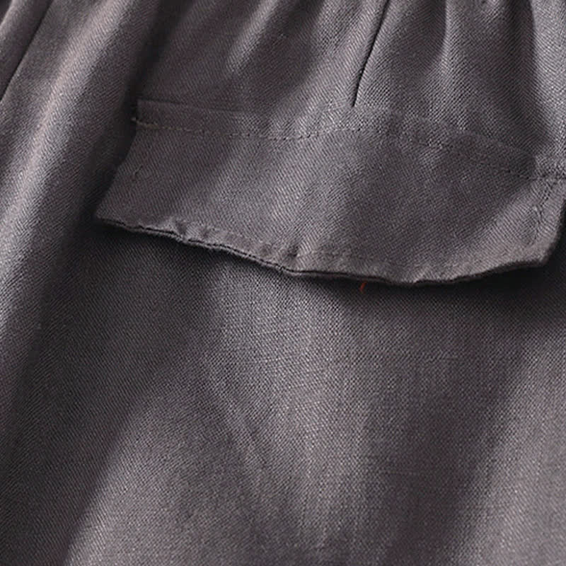 Nimara Ritual Daily Plain Simple Design Women's Pants With Pockets