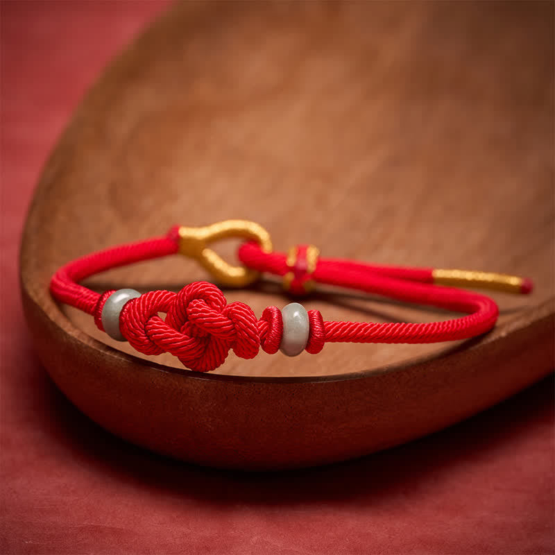 Nimara Ritual Red String Ruyi Knot Protection Bracelet