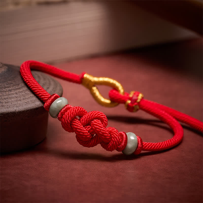 Nimara Ritual Red String Ruyi Knot Protection Bracelet