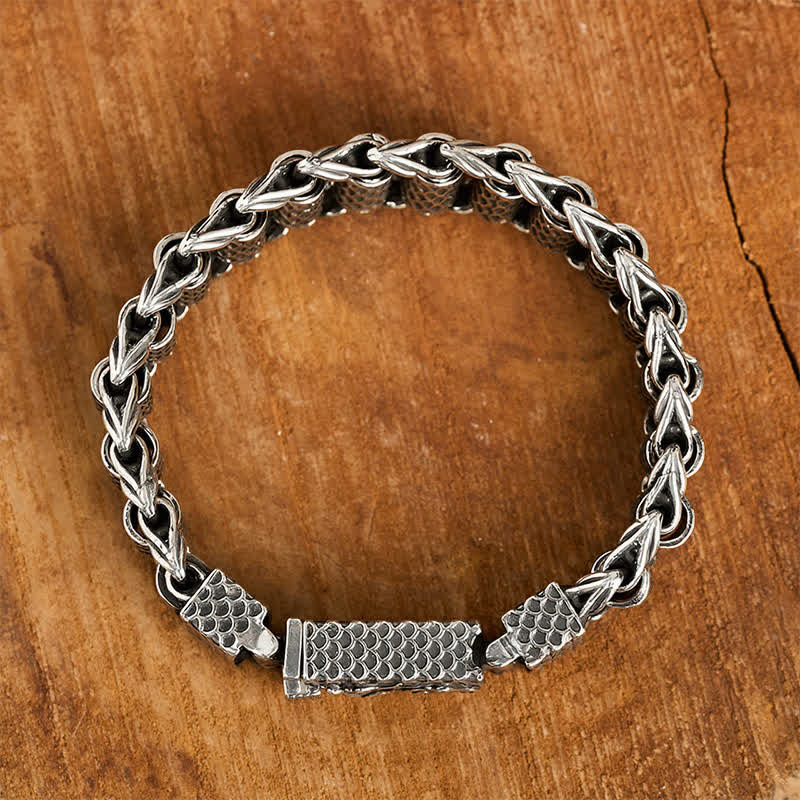 Nimara Ritual Copper Dragon Chain Link Wealth Bracelet