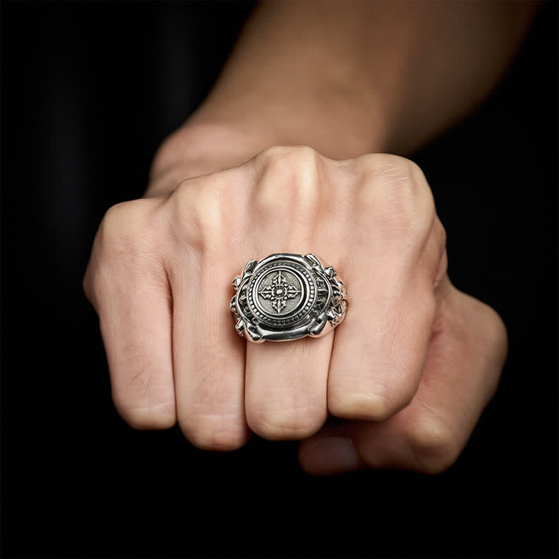 Nimara Ritual Copper Vajra Open Strength Ring