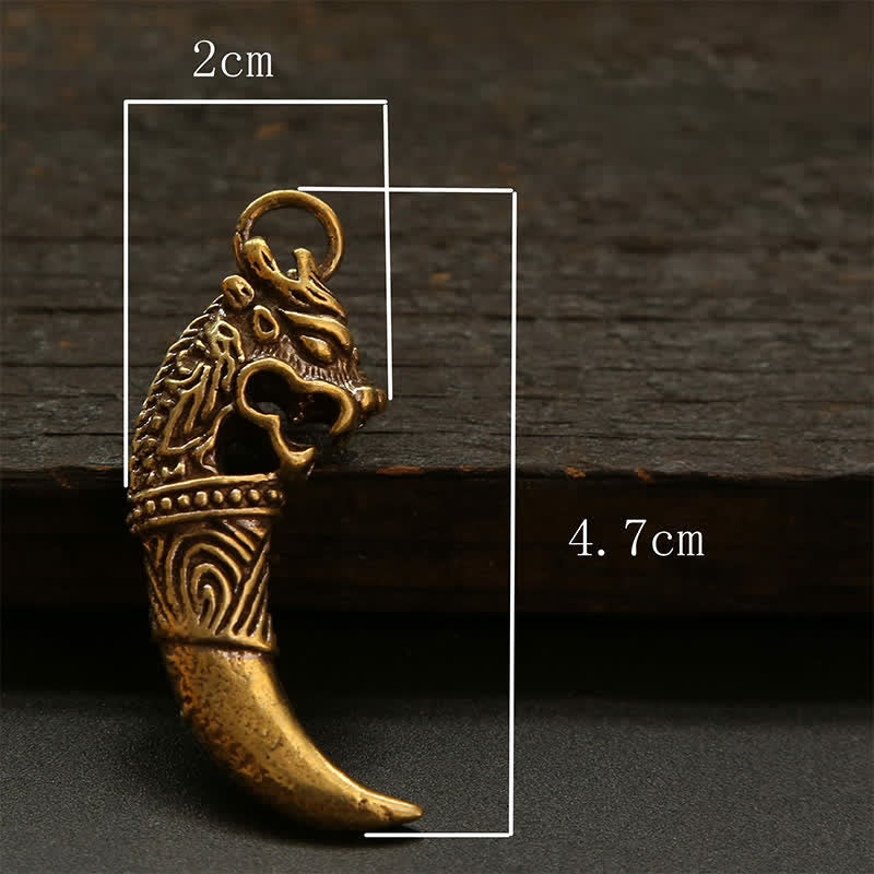Nimara Ritual Copper Pi Xiu Braided Five Emperor Coins Gourd Wealth Keychains