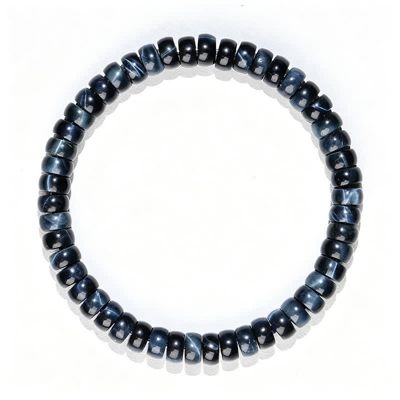 Nimara Ritual Blue Tiger Eye Positive Beads Bracelet