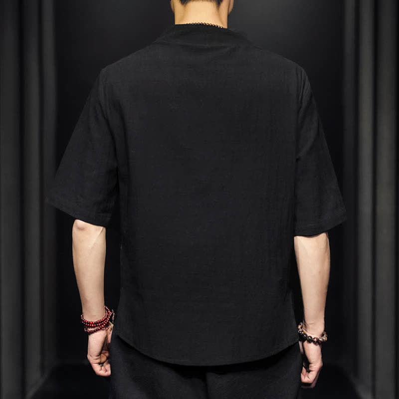 Nimara Ritual Casual Summer Half Sleeve Shirt Men's Short Sleeve Shirts