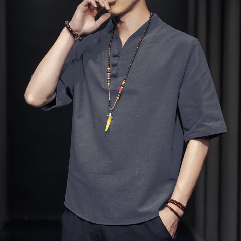 Nimara Ritual Casual Summer Half Sleeve Shirt Men's Short Sleeve Shirts