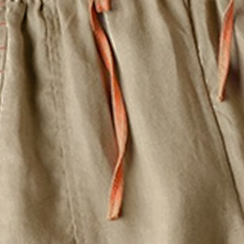 Nimara Ritual Casual Slit Hem Women's 7-8 Length Wide Leg Pants With Pockets