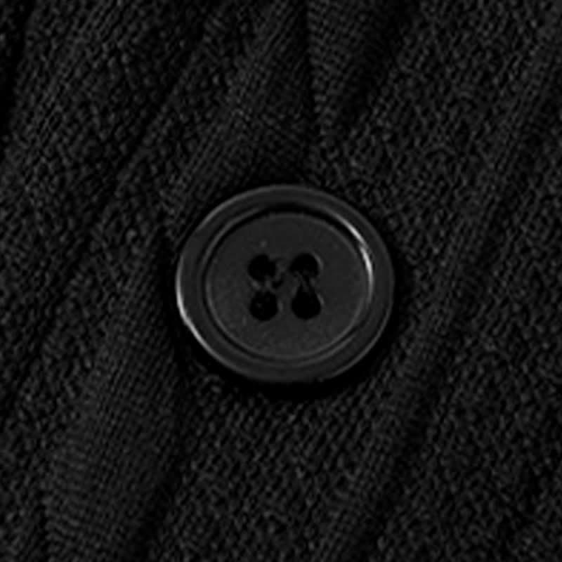 Nimara Ritual Fall Winter Buttons Twisted Design Long Sleeve Men's Hoodie