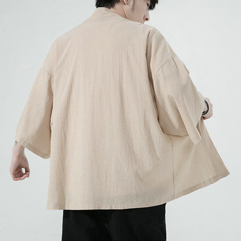 Nimara Ritual Summer Casual Minimalist Solid Men's Kimonos