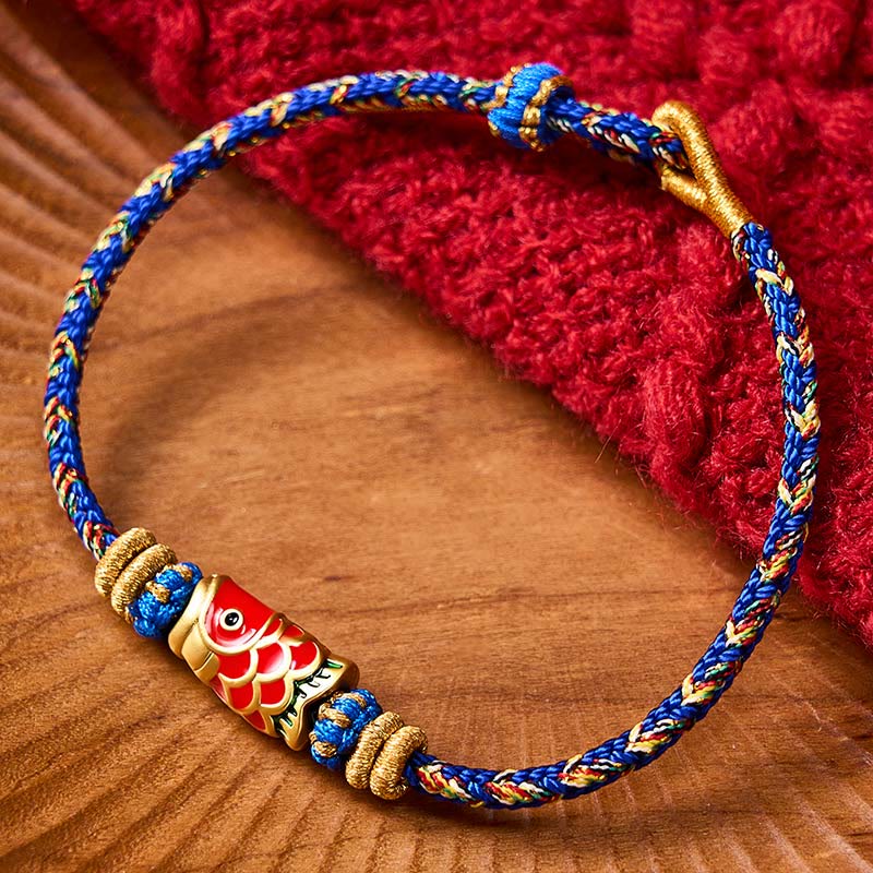 Nimara Ritual Koi Fish Luck Hand-Woven String Bracelet