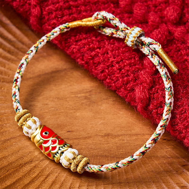 Nimara Ritual Koi Fish Luck Hand-Woven String Bracelet