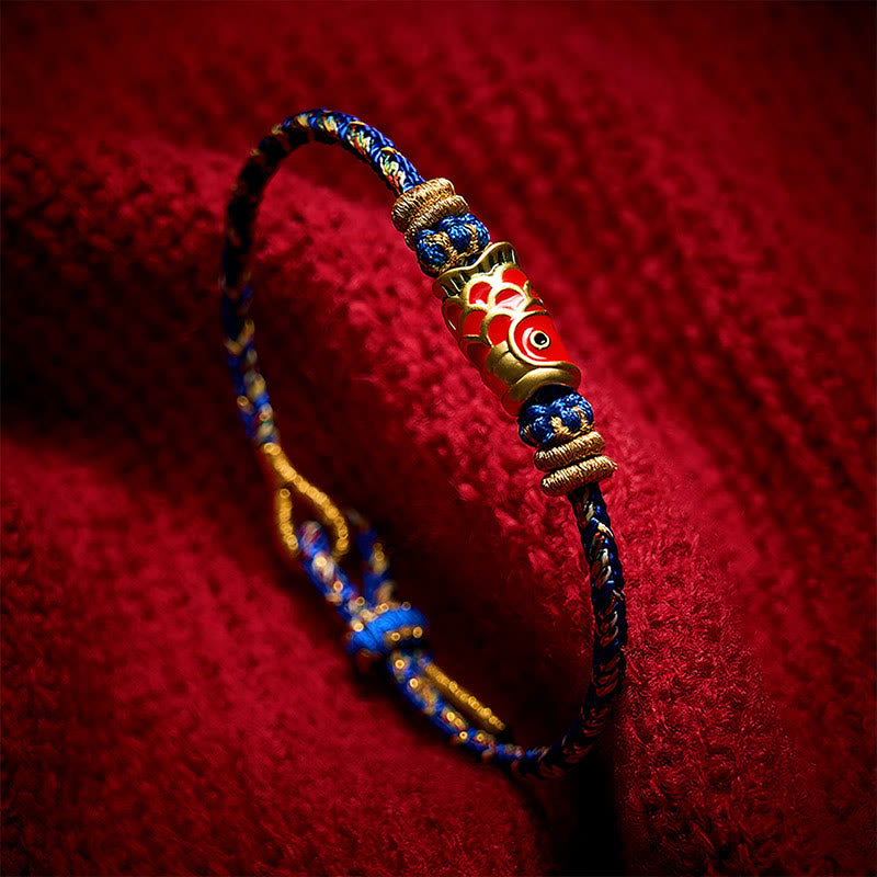 Nimara Ritual Koi Fish Luck Hand-Woven String Bracelet