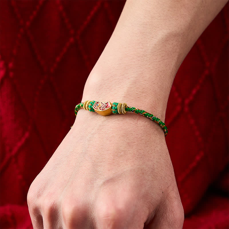Nimara Ritual Hand-Woven String Koi Fish Strength Rope Bracelet